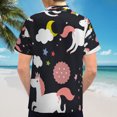 thumbnail image 6 of High Quality Hawaiian Shirts for Men Short Sleeve Aloha Beach Shirt Floral Summer Casual Button Down Shirts Blouses 5VSF84, 6 of 7