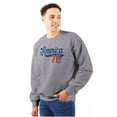 thumbnail image 4 of Vintage America 76 USA Patriot Sweatshirt for Men or Women Brisco Brands S, 4 of 6