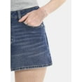 thumbnail image 4 of No Boundaries Denim Mom Shorts, 2.25'' Inseam, Women's, 4 of 5
