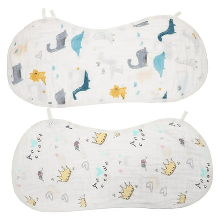 

2pcs Baby Infant Cotton Drool Towels Newborn Saliva Towels Toddler Drooling Bibs