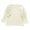 Beige, variant on HUANBAI Girls Long Sleeve Tops With Beaded Design Round Neck Casual Tees For Toddler And Kids Soft Comfortable Daily Wear Girls Shirts 3-4 Years