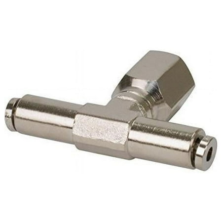 Viair 0.12 in. NPT F 0.37 to 0.37 in. Swivel T-Fitting - DOT Approved - 2 Piece