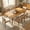 Golden Oak, variant on Simpli Home Draper SOLID WOOD and Rubberwood 66 inch x 40 inch Rectangle Mid Century Modern Dining Table in WALNUT WOOD