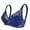 Blue, variant on Lingerie for Women Underwire Push Up Floral Lace Bras Bralettes Lingeries Supportive Demi Cup Bras, White, Size L