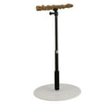 thumbnail image 3 of Adjustable Bird Perch, Detachable Acrylic Base Close To Nature Easy To Clean Portable  Station  For Indoor, 3 of 8