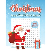 Christmas Word Search 1000 Words!: Word Search Puzzles for Adults with Solution - Christmas Theme, (Paperback)