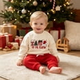 thumbnail image 5 of Toddler Baby Boy Fall Winter Clothes 6 12 18 24 Months 2T Crewneck Sweatshirt Long Sleeve Trucks Shirt and Pants Cute Boys Outfits, 5 of 7
