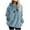 Light Blue, variant on Womens Fuzzy Graphic Hoodies Oversized Sherpa Pullover Hoodie with Pockets Fluffy Fleece Sweatshirt Outwear, XXL White