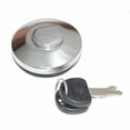 thumbnail image 3 of For Suzuki SJ410 413 LJ Chrome Fuel Tank Cap + Lock Samurai Sierra Drover, 3 of 5