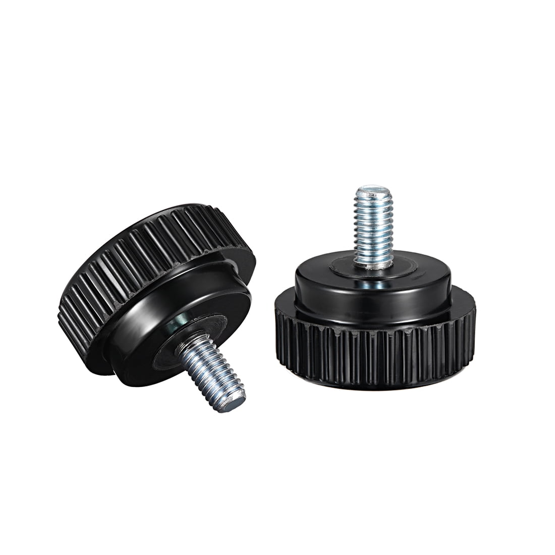 Unique Bargains Knurled Thumb Screw with Round Head M8 x 15mm