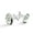 Color 1, variant on Men's Classic Stainless Steel, Birds Silhouette Cufflinks Business Wedding Shirts, Silver