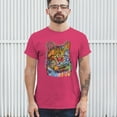thumbnail image 3 of Tee Hunt If Cats Could Talk They Wouldn't T-Shirt Cute Dean Russo Men's Tee, Hot Pink, Small, 3 of 5