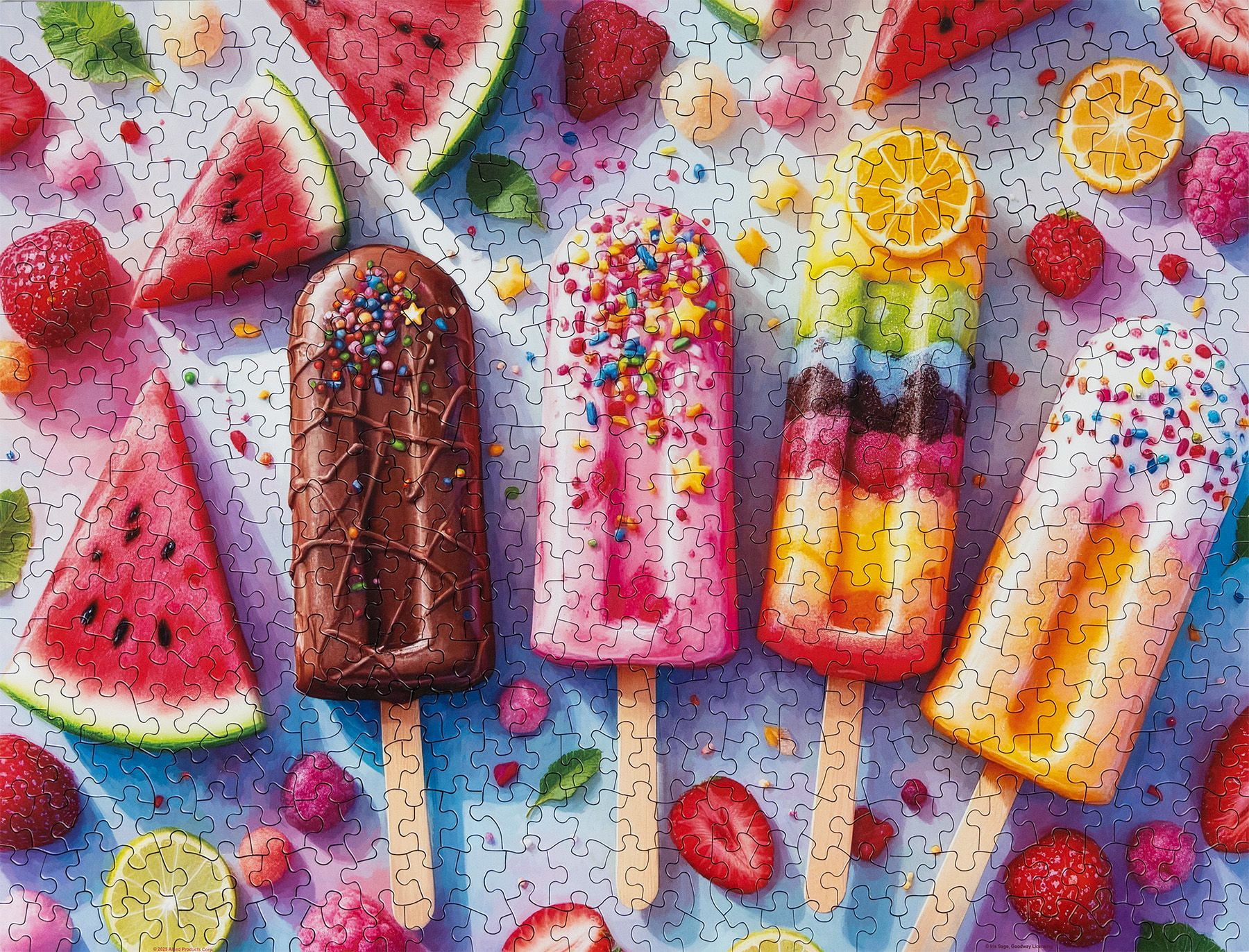 Sweet Tooth 500 Piece Jigsaw Puzzle - Colorful Assortment of Your