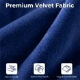 thumbnail image 3 of TLSUNNY Modern Accent Barrel Chair, Velvet Upholstered Armchair with 3 Legs, Comfy Leisure Reading Chair for Dining/Living Room/Bedroom, Blue, 3 of 9