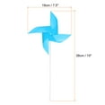 thumbnail image 2 of 50pcs Windmills for the Yard Garden 15 Inch x 7.5 Inch 4 Leaves, Light Blue, 2 of 6