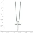 thumbnail image 3 of SS White Ice.01ct. Collier Croix Diamant 18 Pouces, 3 of 3