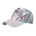 thumbnail image 2 of Xysaqa Beach Trucker Hats for Women Snapback Floral Print Baseball Cap for Summer Travel Outdoor, 2 of 6