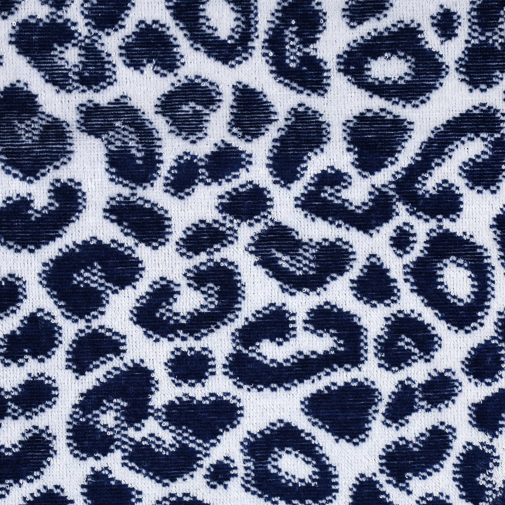 Mainstays Beach Collection Beach Towel, 36 x 72 in, Leopard Blue