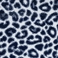 thumbnail image 4 of Mainstays Oversized Cotton Blend Blend Beach Towel, 36 x 72 in, Leopard Blue, 4 of 5