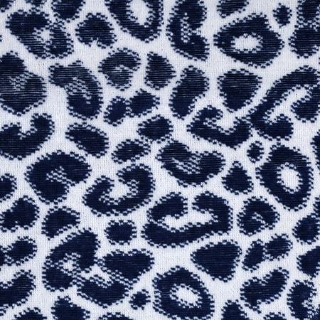 Mainstays Beach Collection Beach Towel, 36 x 72 in, Leopard Blue