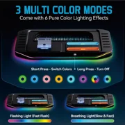 Charging Dock & Storage Station for Nintendo Switch 2 - Charges 2 Joy-Cons and 1 Nintendo Switch 2 Pro Controller, 12 Game Slots, RGB- Black