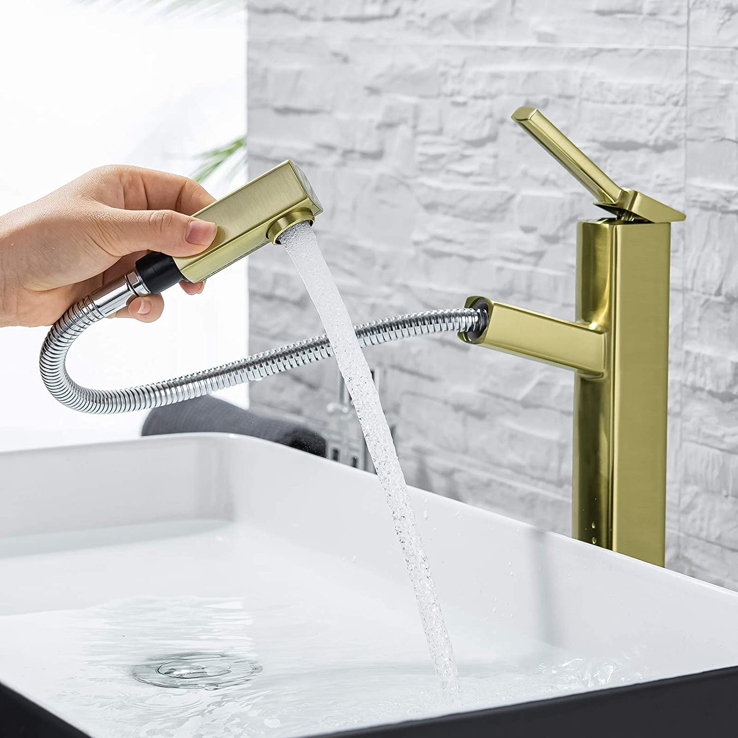 Gold single hole handle bathroom lav sink dragon mixer faucet Deck Mounted new 