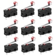 thumbnail image 4 of WRITWAA Micro Switch KW11 with 3 Pin Terminals Black Metal Plastic 10Pcs, 4 of 7