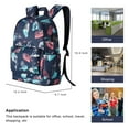 thumbnail image 2 of KAWELL 13.3" Laptop Backpack, Stylish Water Repellent Canvas Bag with USB Port for Travel/Business, 2 of 6