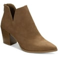 thumbnail image 2 of Sun + Stone Womens Eliza Faux Leather Almond Toe Ankle Boots, 2 of 2