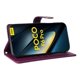 thumbnail image 4 of FOXDOCK Funda tipo Cartera para Xiaomi POCO F6 Pro 5G – Cubierta de Cuero PU con Múltiples Ranuras, Bolsillo para Efectivo y Correa de Muñeca, 4 of 6