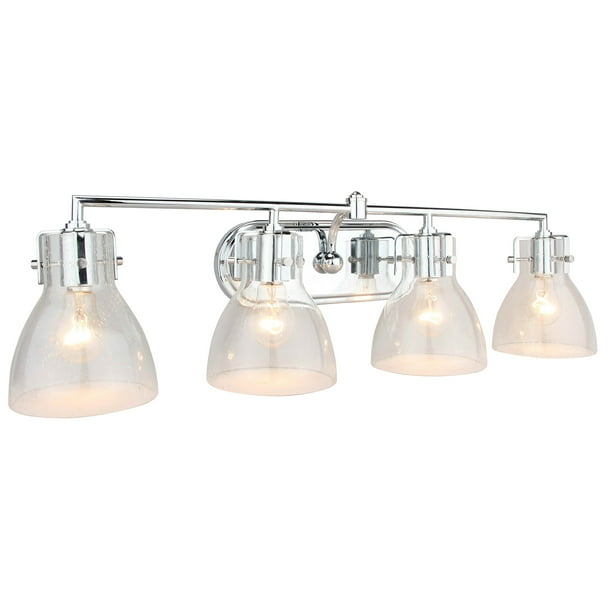 4 Light Vanity Lighting in Chrome Finish