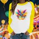 thumbnail image 1 of TaTaai Hoodies Shirts for Women Early Fall Long Sleeve Tops Vintage Graphic Outfits Tops Fashion Pullover Tees Gift, 1 of 6