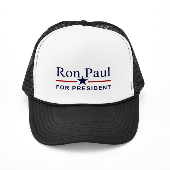 CafePress - Ron Paul For President - Adjustable Unisex Printed Trucker Hat with Mesh Back
