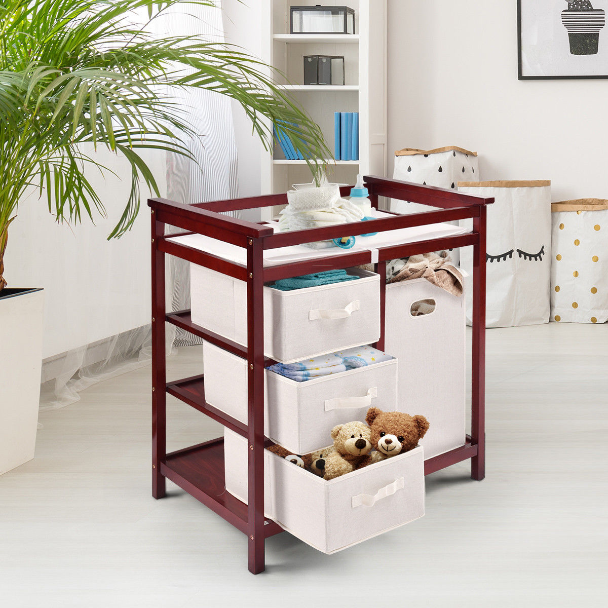 cherry baby changing table