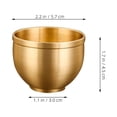 thumbnail image 2 of SOPOTUTU 2Ud Taza De Té De Latón Resistente Con Retro Y Color Dorado Para Uso En Hogar, 2 of 8