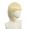 thumbnail image 5 of Women Short Hair Multiple Colors Cute Temperament Wave Head Natural Straight Bangs BOBO Head Cos Wig, 5 of 10