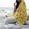 thumbnail image 2 of Instant Noodles Ramen Food Throw Blanket, Soft Flannel Bed Blankets, Lightweight Microfiber Blanket for Sofa Living Room Bedroom, 2 of 5