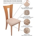 thumbnail image 3 of Funda para calentador de patio 210D, fundas impermeables para calentadores de exterior Funda protectora para calentador de patio, （beige）221*85*48cm, 3 of 5