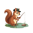 thumbnail image 4 of Cartoon Squirrel Theme Stickers, Waterproof Squirrel Theme Sticker for Water Bottle Laptop Phone Cases Planner Skateboard Luggage Helmet Party Favor Decor, Ideal for Adults Teens Teacher Rewards, 4 of 9