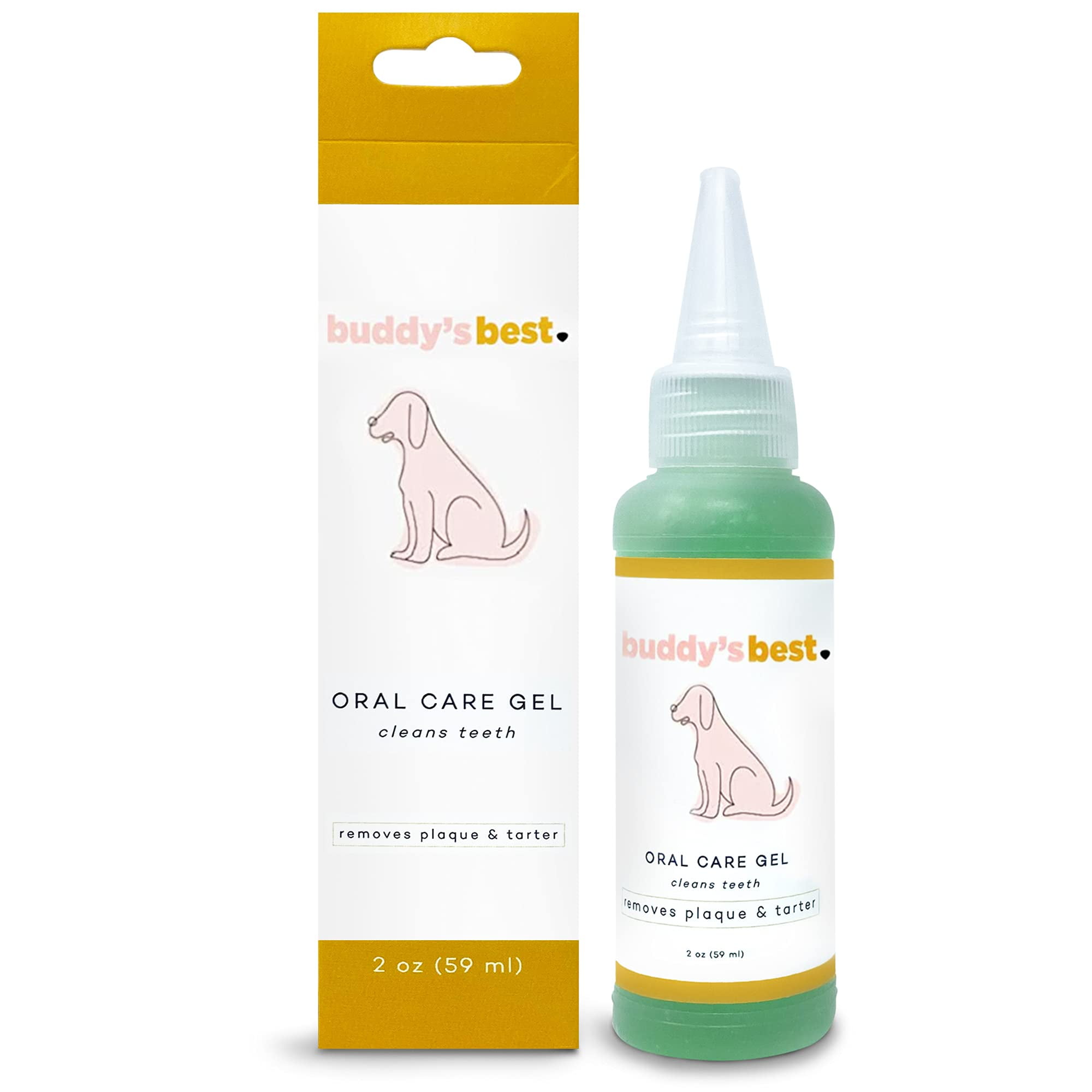 Buddy's Best Dog Dental Care, Dogs Toothpaste, Oral Care Gel for Teeth