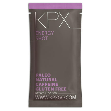 KPX Keto Caffeinated Chocolate Energy Snack, 100mg Caffeine - Macadamia Nut Fat Bomb Low Carb Granola Cereal - Gluten Free & Grain Free Coffee Bar Alternative (1.1 Ounce Shot, 10