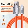 thumbnail image 2 of 120W 6A Carga Súper Rápida (1,5 M) Tipo C Cable De Silicona Líquida Usb Micro Gao Jiahui unisex, 2 of 2
