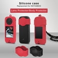 thumbnail image 4 of serony Silicone Portable Simple Operation Lens Cap Convenient Len Lightness Wearable Protective Case Cover Accessory Camera Red, 4 of 6