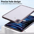 thumbnail image 2 of Decase Durable Transparent Tablet Case for iPad Pro 13 2024,Slim, Shockproof & Lightweight Protective Cover,Scratch-Resistant,for iPad Pro 13 2024 Hybrid PC+TPU Clear Rugged Tablet Cover,Black, 2 of 7