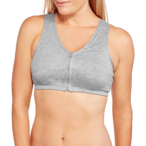 Zipper Front Mastectomy Bra