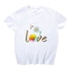 thumbnail image 4 of Blusa informal de manga corta con cuello redondo y estampado de verano a la moda para mujer Pompotops  hkajfhjk468939, 4 of 5