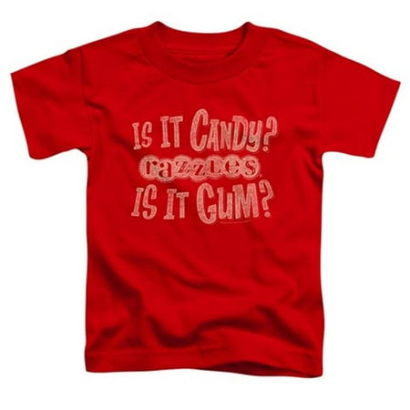 

Trevco Razzles-What Is This - Short Sleeve Toddler Tee - Red- Medium 3T