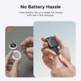 thumbnail image 2 of UGREEN FineTrack (iOS Only)Air Tracker Tags 2 Pack, 1-Year USB-C Rechargeable Battery Bluetooth Tracker Compatible with Apple Find My, Item Finder Smart Tag for Key Luggage - [Apple Find My Certified], 2 of 9