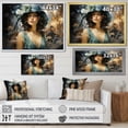 thumbnail image 4 of Designart "Stylish 1920S Roaring Portrait III" Fashion Floater Framed Canvas Print, 4 of 7