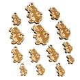 thumbnail image 1 of Cute Little Dragon Breathing Fire Wood Mini Charms Shapes DIY Craft Jewelry - With Hole - 30mm (6pcs), 1 of 7